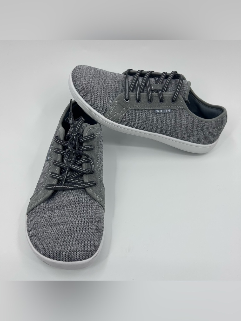 NWOB WHITIN Men's Wide Toe Box Barefoot Shoes Minimalist Sneakers Size 45